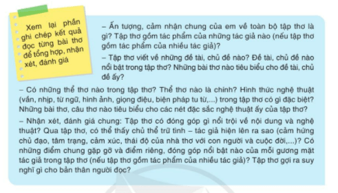 Soạn bài Phương pháp đọc một tập thơ, tập truyện ngắn hoặc một tiểu thuyết | Chuyên đề học tập Ngữ văn 10 Cánh diều