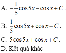 Đề thi Giữa kì 2 Toán lớp 12 có đáp án năm 2021 (Đề 1)