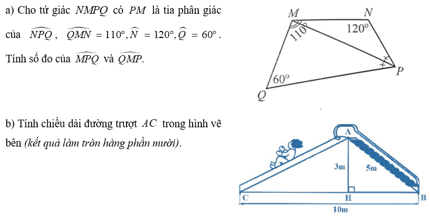 Đề thi Giữa kì 1 Toán 8 Cánh diều có đáp án (10 đề + ma trận)