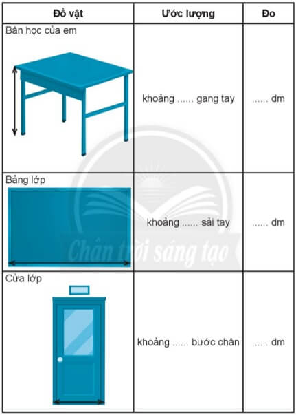 Giải vở bài tập Toán lớp 2 Tập 1 trang 33, 34, 35, 36 Đề - xi – mét | Chân trời sáng tạo