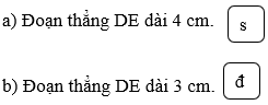 Giải Toán lớp 2 Tập 1 trang 24, 25, 26, 27 Điểm – Đoạn thẳng | Giải bài tập Toán lớp 2 Chân trời sáng tạo.