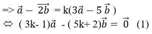 Cách tìm điều kiện để 2 vectơ cùng phương hay, chi tiết