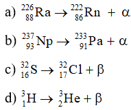 Chuyên đề Hóa 10 Bài 2: Phản ứng hạt nhân - Kết nối tri thức (ảnh 1)