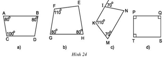 Giải bài tập SGK Toán lớp 8 bài 3: Hình thang cân