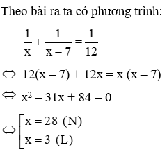 Trắc nghiệm Giải bài toán bằng cách lập phương trình có đáp án