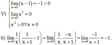 Giới hạn của hàm số và cách giải các dạng bài tập hay, chi tiết | Toán lớp 11