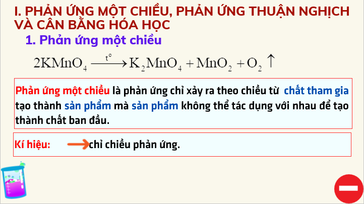 Giáo án điện tử Khái niệm về cân bằng hóa học | Bài giảng PPT Hóa 11 Chân trời sáng tạo (ảnh 1)