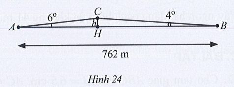 Sách bài tập Toán 10 Bài 2: Giải tam giác. Tính diện tích tam giác - Cánh diều (ảnh 1)