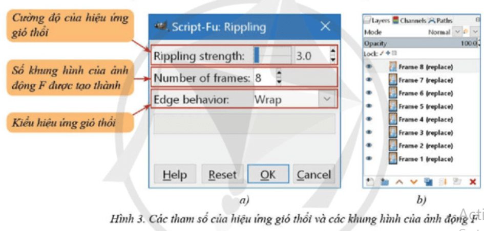 Hãy sử dụng GIMP để tạo một ảnh động với hiệu ứng gió thổi Lưu tệp ảnh tĩnh