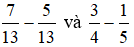 Em hãy nhắc lại quy tắc trừ hai phân số (cả tử và mẫu đều dương) đã học rồi tính