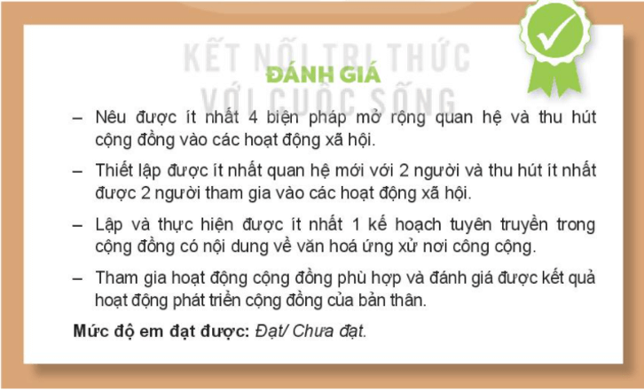 Nêu ít nhất 4 biện pháp mở rộng quan hệ và thu hút cộng đồng vào các hoạt động xã hội