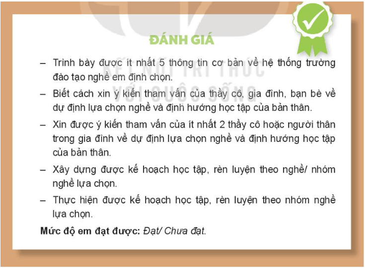 Hoạt động 7 trang 72 HĐTN lớp 10 - Kết nối tri thức