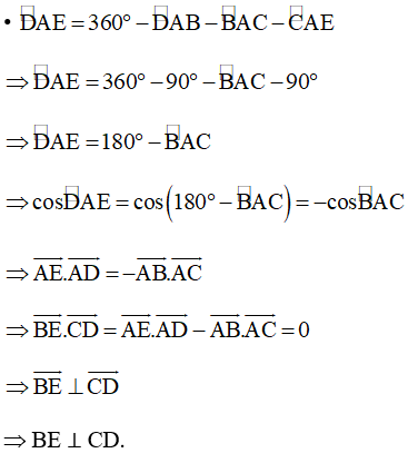 Sách bài tập Toán 10 Bài 11: Tích vô hướng của hai vectơ - Kết nối tri thức (ảnh 1)