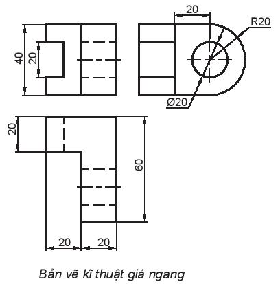 Công nghệ 10 Bài 9: Hình chiếu vuông góc | Kết nối tri thức (ảnh 18)