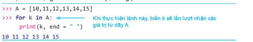 Tin học 10 Bài 23: Một số lệnh làm việc với dữ liệu danh sách | Kết nối tri thức (ảnh 2)