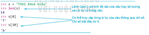 Tin học 10 Bài 24: Xâu kí tự | Kết nối tri thức (ảnh 2)