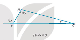 Sách bài tập Toán 7 Bài 12: Tổng các góc trong một tam giác - Kết nối tri thức (ảnh 1)