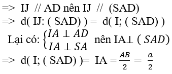 Cách tính khoảng cách giữa đường thẳng và mặt phẳng song song cực hay - Toán lớp 11