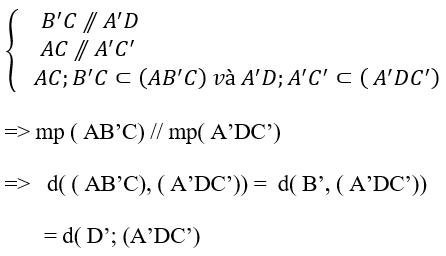 Cách tính khoảng cách giữa hai mặt phẳng song song cực hay - Toán lớp 11