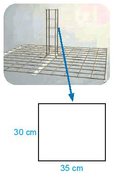 Một người thợ phải làm các khung thép hình chữ nhật có chiều dài 35 cm