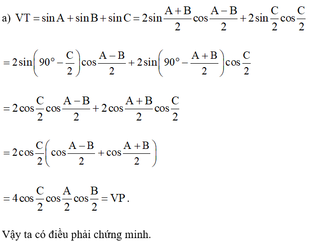 Lý thuyết Toán 11 Cánh diều Bài 2: Các phép biến đổi lượng giác