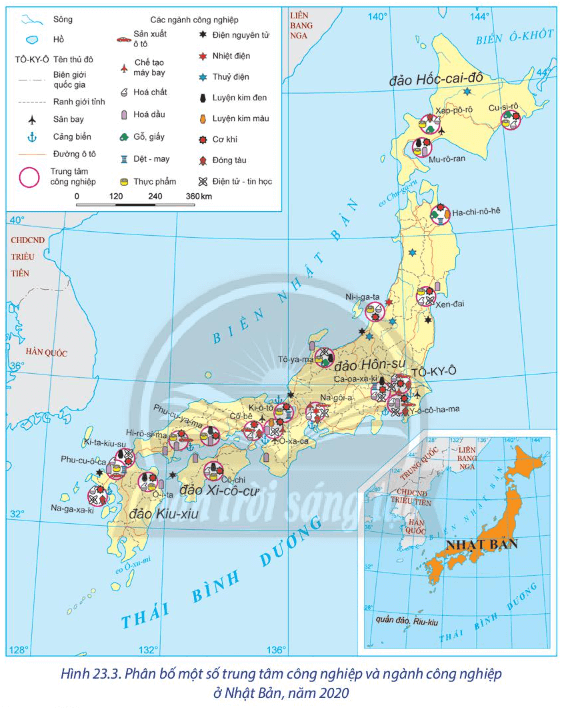 Lý thuyết Địa Lí 11 Chân trời sáng tạo Bài 23: Kinh tế Nhật Bản