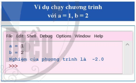 Lý thuyết Tin học 10 Cánh diều ài 5: Thực hành viết chương trình đơn giản (ảnh 2)