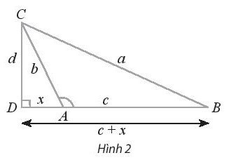 Giáo án Toán 10 Bài 2 (Chân trời sáng tạo 2023): Định lí côsin và định lí sin (ảnh 1)