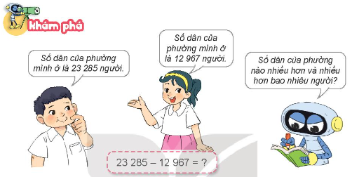 Giáo án Toán lớp 3 Bài 64 (Kết nối tri thức 2023): Phép trừ trong phạm vi 100 000 (ảnh 1)