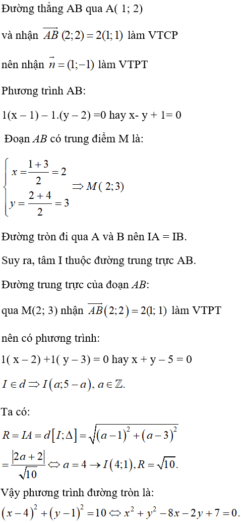 Bài tập trắc nghiệm Hình học 10 | Câu hỏi trắc nghiệm Hình học 10