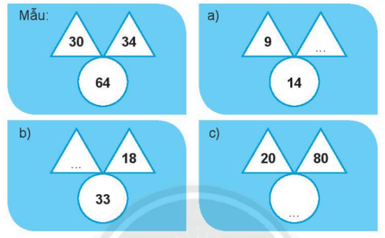 Giải vở bài tập Toán lớp 2 Tập 1 trang 123, 124, 125, 126, 127, 128, 129, 130, 131 Ôn tập phép cộng và phép trừ | Chân trời sáng tạo