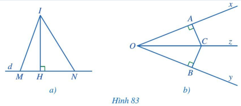 Giải Toán 7 Bài 8 (Cánh diều): Đường vuông góc và đường xiên (ảnh 1)