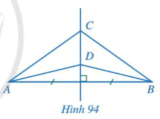 Giải Toán 7 Bài 9 (Cánh diều): Đường trung trực của một đoạn thẳng (ảnh 1)