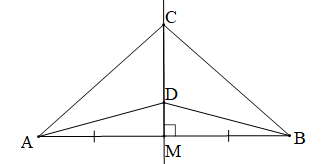 Giải Toán 7 Bài 9 (Cánh diều): Đường trung trực của một đoạn thẳng (ảnh 1)