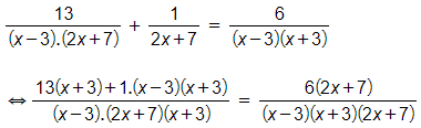 Giải các phương trình [ 1/(x - 1) ] - [ (3x^2)/(x^3 - 1) ] = (2x)/(x^2 + x + 1) (ảnh 1)