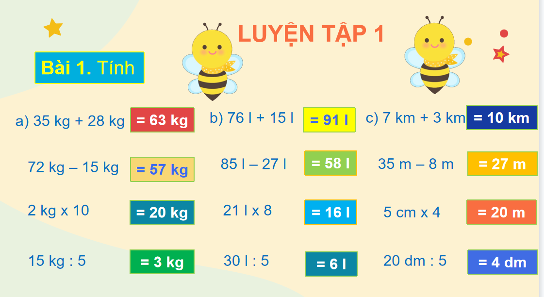 Giáo án điện tử Ôn tập đo lường| Bài giảng PPT Toán lớp 2 Kết nối tri thức (ảnh 1)