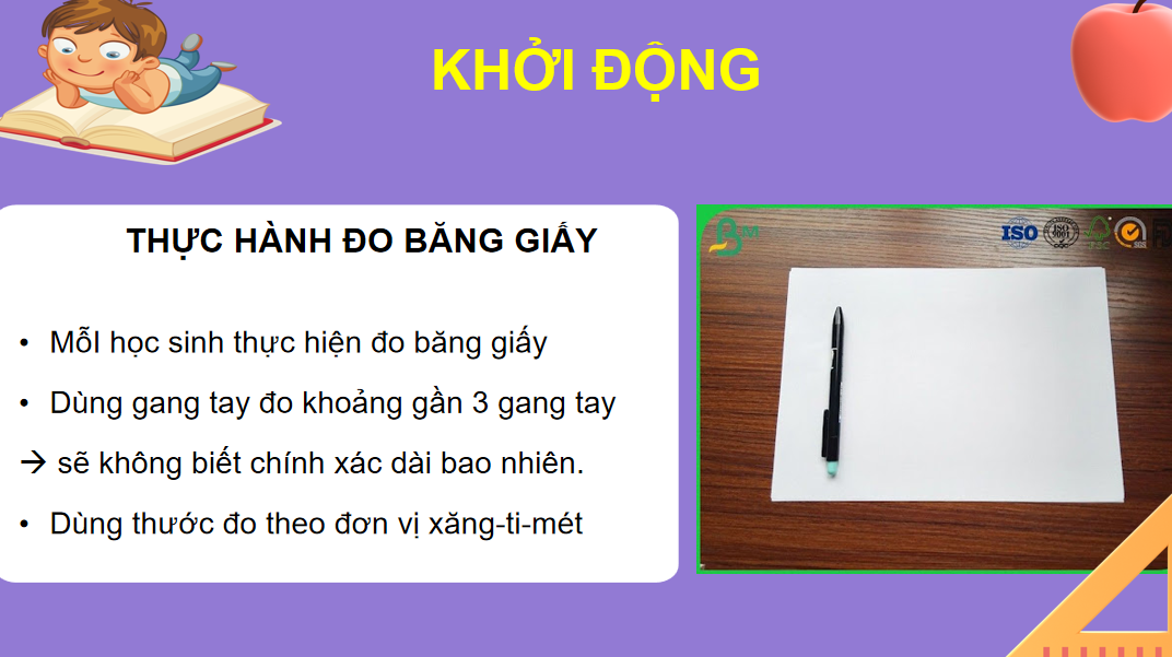 Giáo án điện tử Đề - xi - mét| Bài giảng PPT Toán lớp 2 Chân trời sáng tạo (ảnh 1)