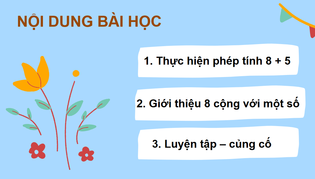 Giáo án điện tử 8 cộng với một số| Bài giảng PPT Toán lớp 2 Chân trời sáng tạo (ảnh 1)