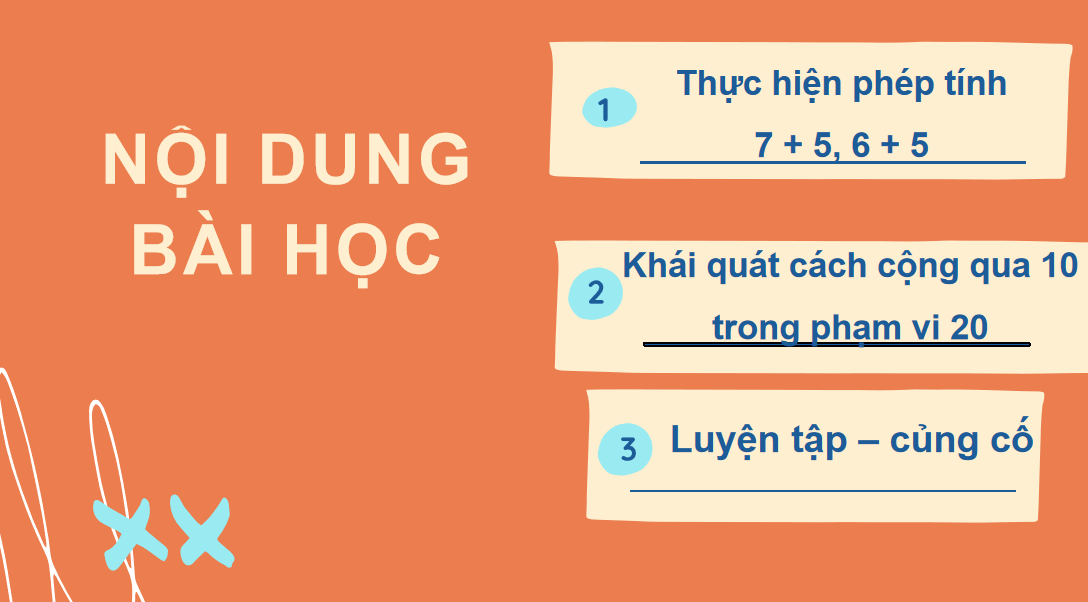 Giáo án điện tử 7 cộng với một số, 6 cộng với một số| Bài giảng PPT Toán lớp 2 Chân trời sáng tạo (ảnh 1)