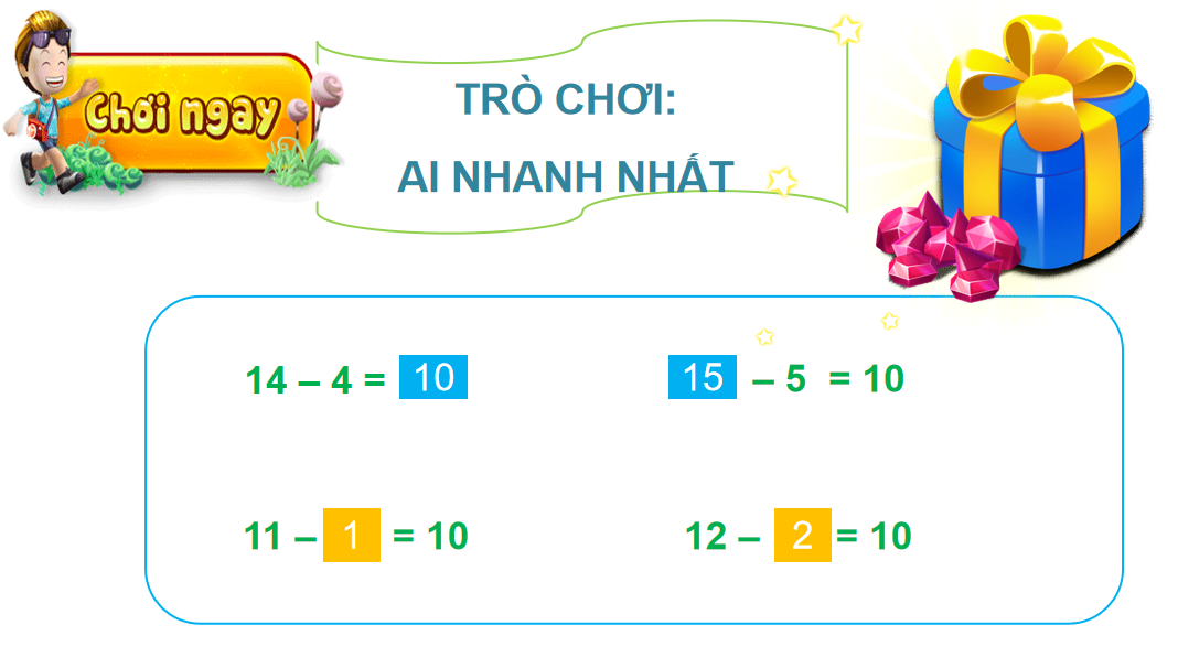 Giáo án điện tử  11 Trừ đi một số | Bài giảng PPT Toán lớp 2 Chân trời sáng tạo (ảnh 1)