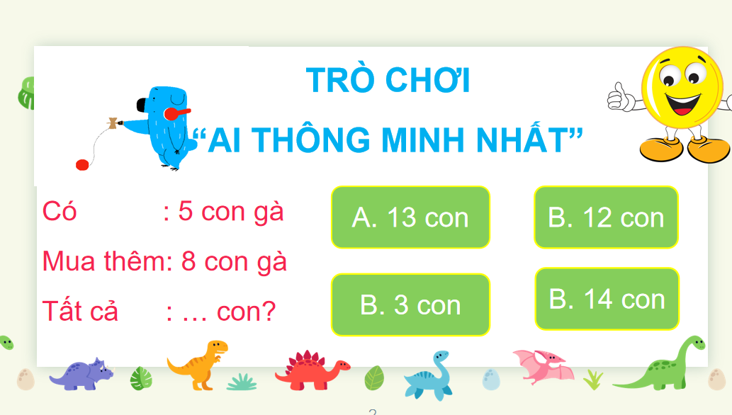 Giáo án điện tử  Bài toán nhiều hơn| Bài giảng PPT Toán lớp 2 Chân trời sáng tạo (ảnh 1)