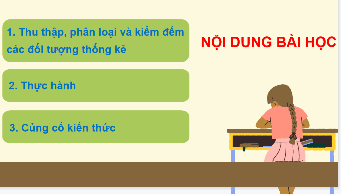 Giáo án điện tử Thu thập, phân loại, kiểm đếm| Bài giảng PPT Toán lớp 2 Chân trời sáng tạo (ảnh 1)