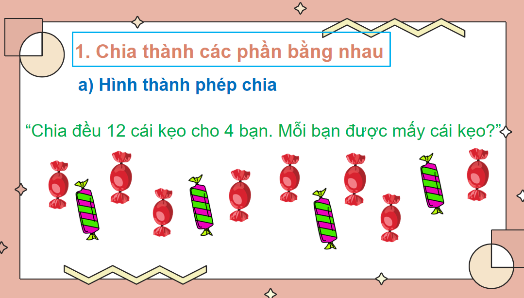 Giáo án điện tử Phép chia| Bài giảng PPT Toán lớp 2 Chân trời sáng tạo (ảnh 1)