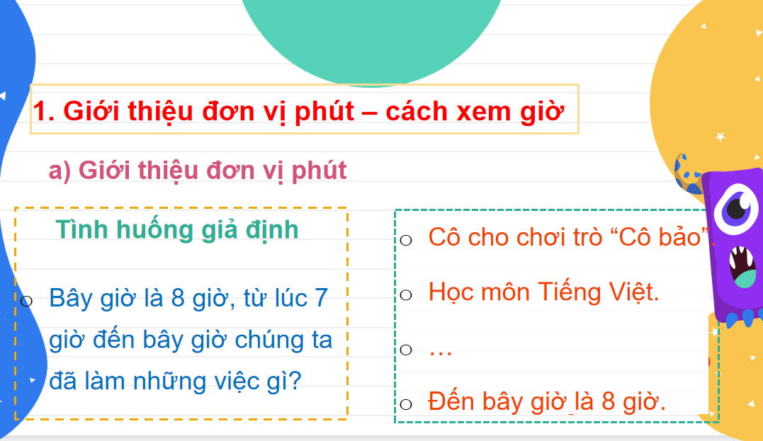 Giáo án điện tử Giờ, phút, xem đồng hồ| Bài giảng PPT Toán lớp 2 Chân trời sáng tạo (ảnh 1)