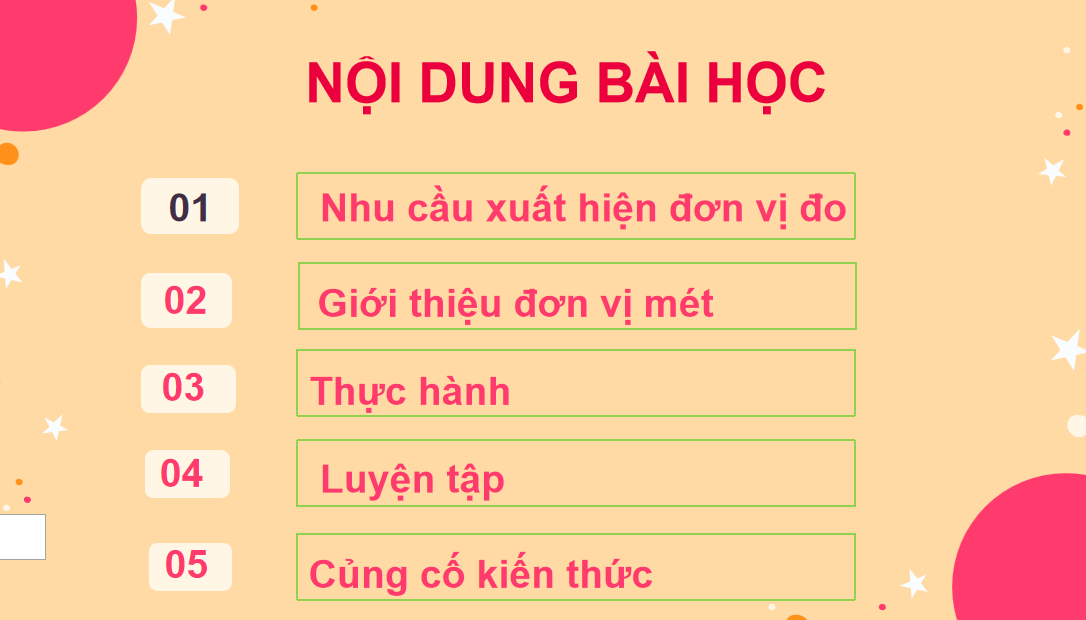 Giáo án điện tử Mét| Bài giảng PPT Toán lớp 2 Chân trời sáng tạo (ảnh 1)