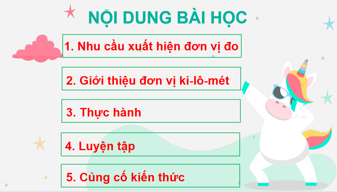 Giáo án điện tử Ki - lô - mét| Bài giảng PPT Toán lớp 2 Chân trời sáng tạo (ảnh 1)