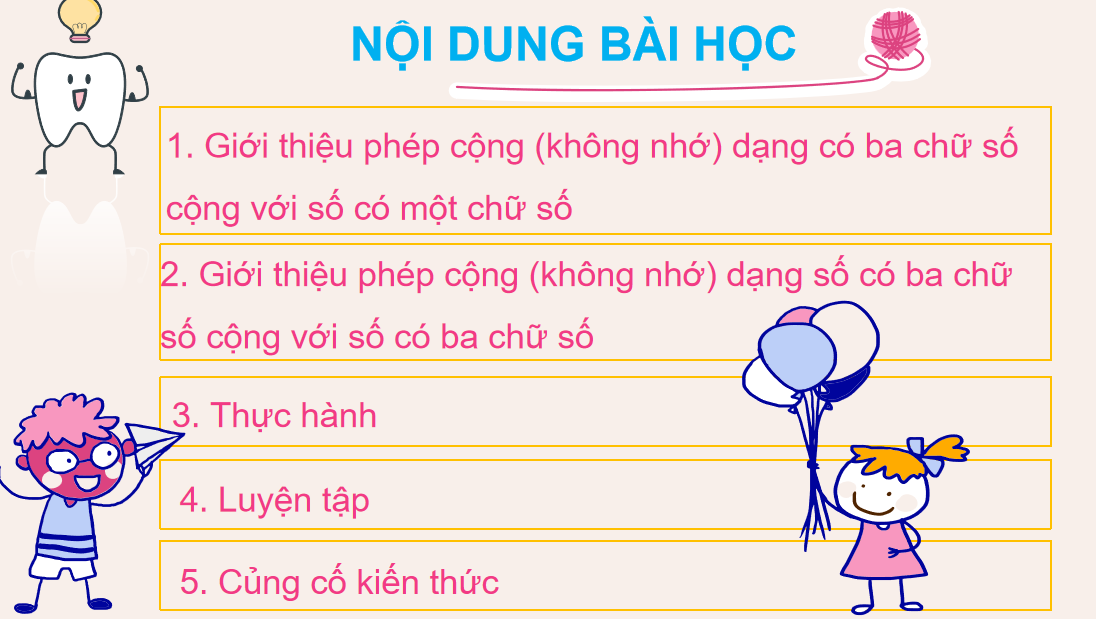 Giáo án điện tử Phép cộng không nhớ trong phạm vi 1000| Bài giảng PPT Toán lớp 2 Chân trời sáng tạo (ảnh 1)