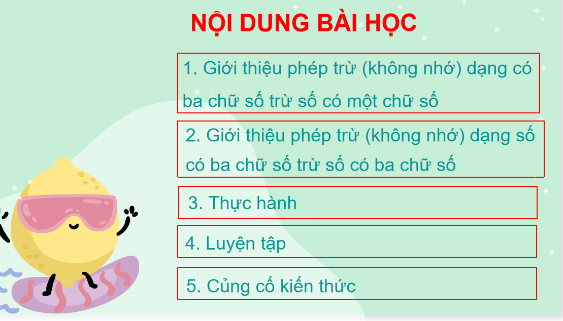 Giáo án điện tử Phép trừ không nhớ trong phạm vi 1000| Bài giảng PPT Toán lớp 2 Chân trời sáng tạo (ảnh 1)