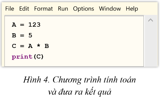 Tin học 10 Bài 2: Biến, phép gán và biểu thức số học | Cánh diều (ảnh 3)