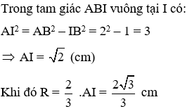 Trắc nghiệm Sự xác định đường tròn. Tính chất đối xứng của đường tròn có đáp án (phần 2)